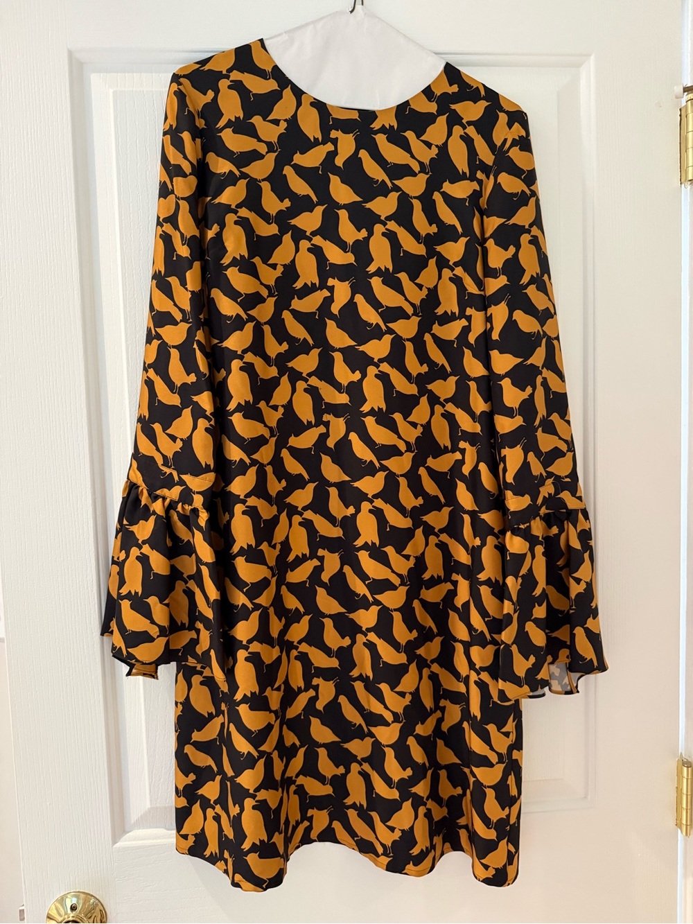 La Double J Silk Bird Print Dress size S